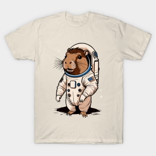 Capybara Astronaut T-Shirt